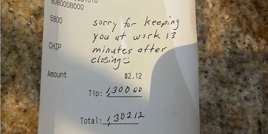Chad Johnson Leaves $1300 Tip after Ordering Past Closing Time