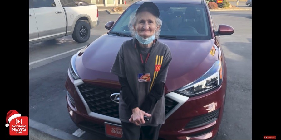 Working Grandma Receives New Car as Latest Secret Santa Recipient