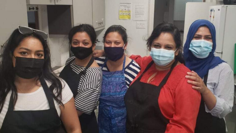 Women cook 100 meals every month for the homeless in Montreal