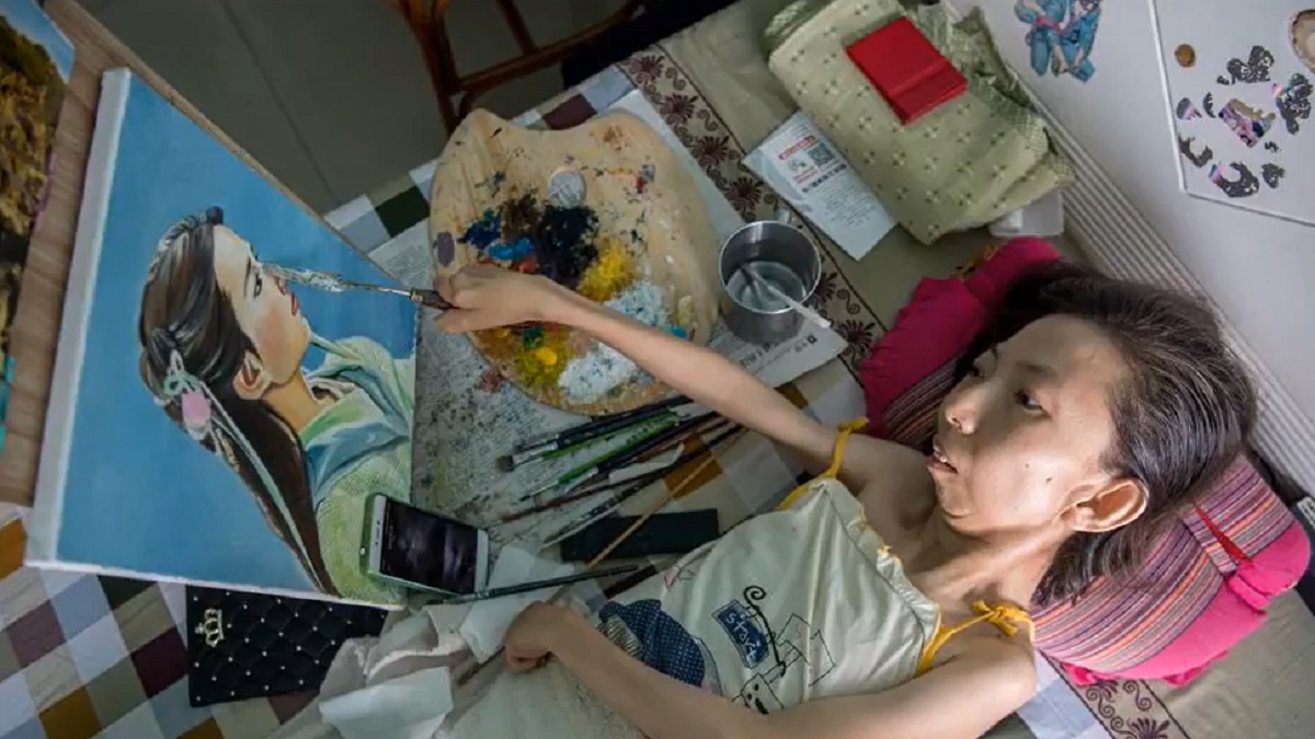 Inspiring Artist Defies Paralysis to Create Masterful Oil Paintings