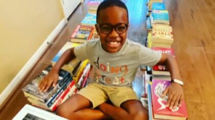 10-yr-old aims to redistribute 500,000 books to spread love for reading