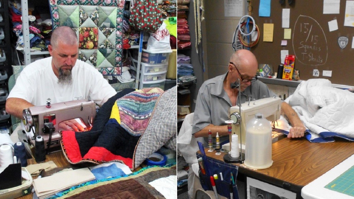 Missouri inmates sew personalized quilts for foster kids