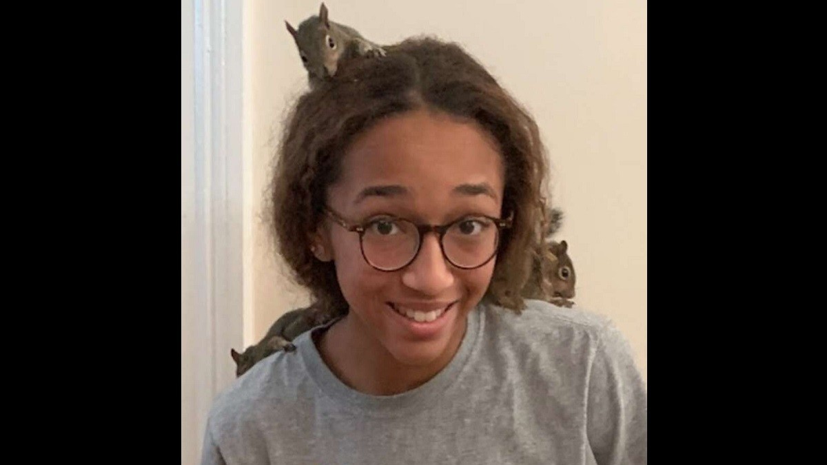 Teen Evacuating from Hurricane Rescues Orphaned Squirrels
