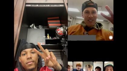Freshman basketball team adds wrong number and ends up FaceTiming Super Bowl champs