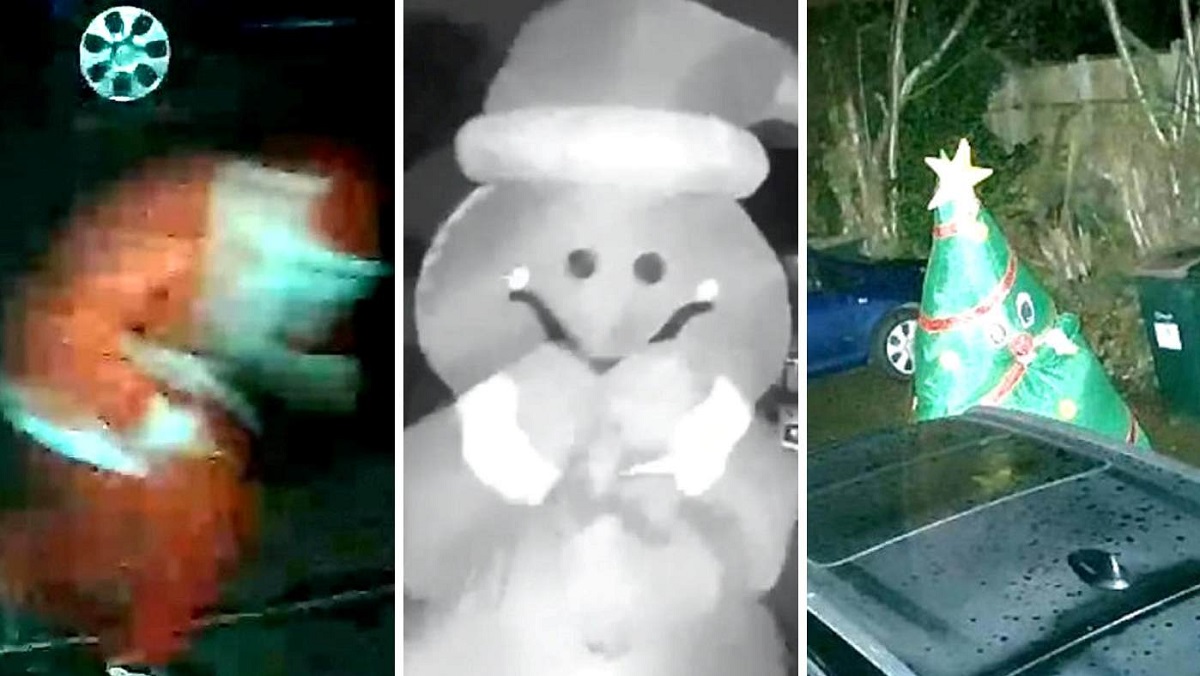 Mystery Santa Sneakily Leaves Gifts in the Night