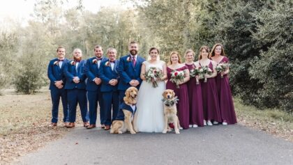 goldens in wedding party steal the show