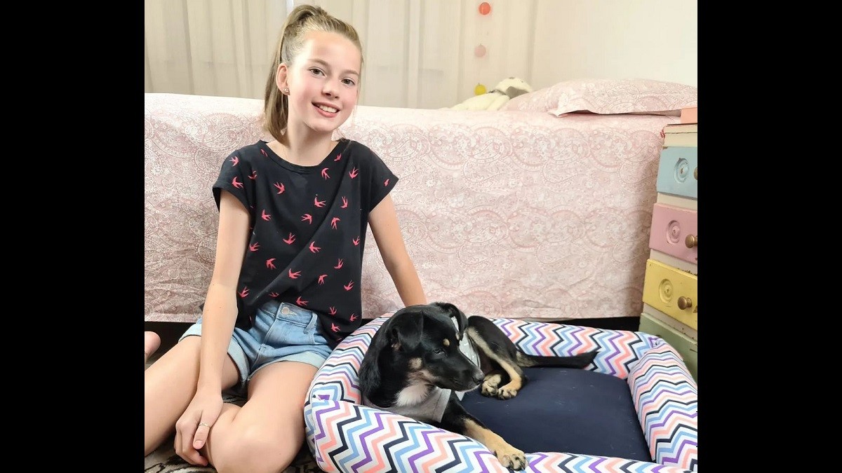 Twelve-yr-old girl saves injured puppy's life