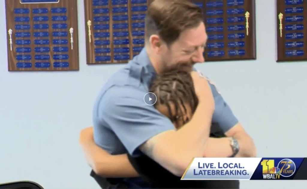 Police Officer Reunites with Boy He Saved from Drowning 12 Years Ago ...