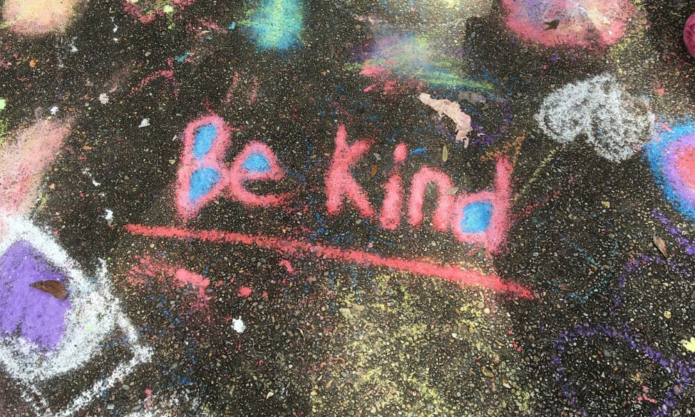 kindness chalk handwritten word 1197351