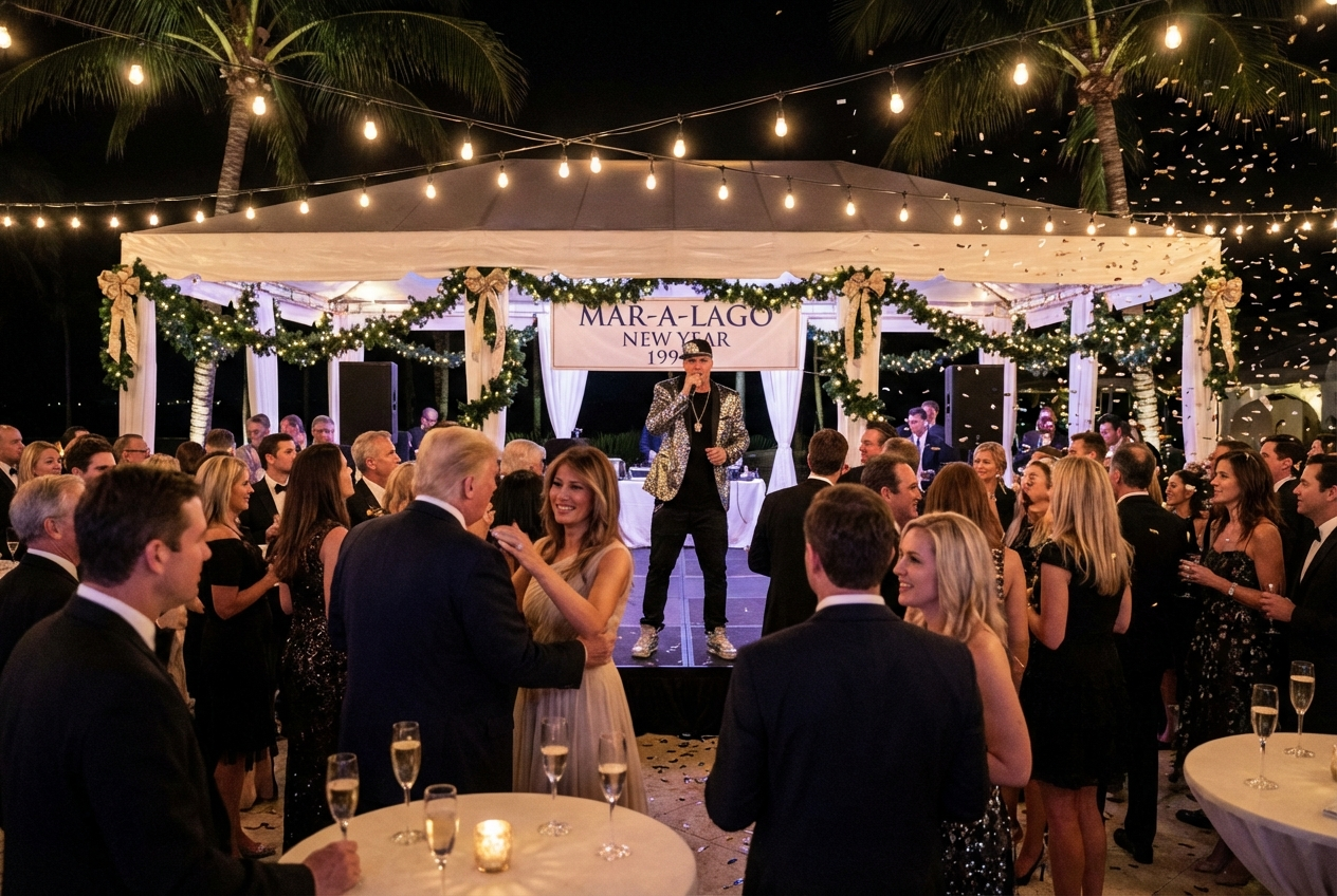 Vanilla Ice Brings Joy to New Year’s Eve Bash