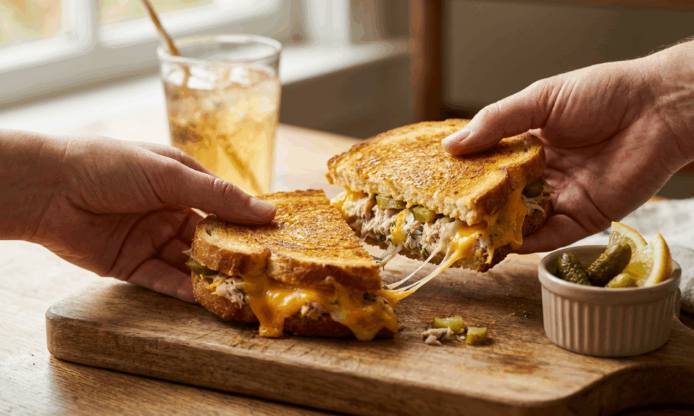 Tuna Melt Recipe Inspired by Heated Rivalry