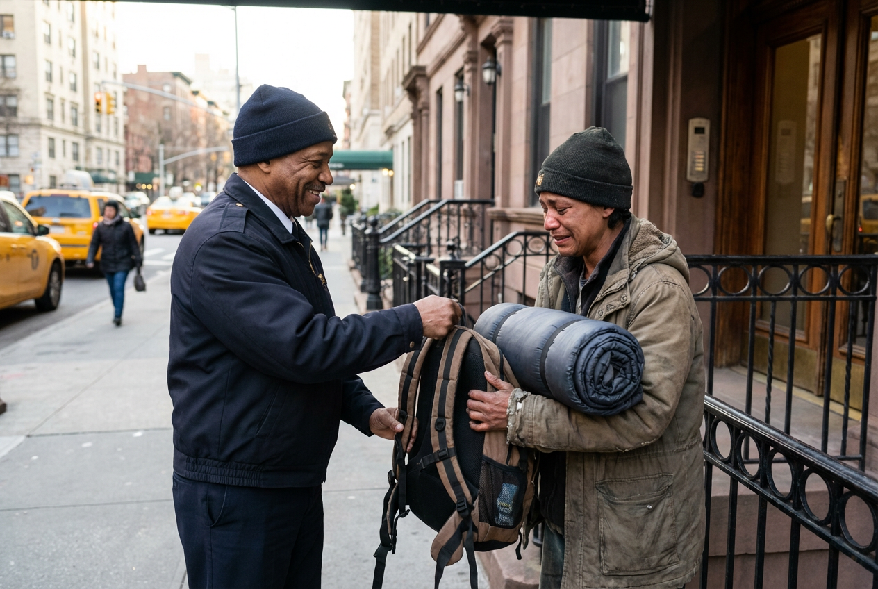 Doorman Spreads Kindness in New York City