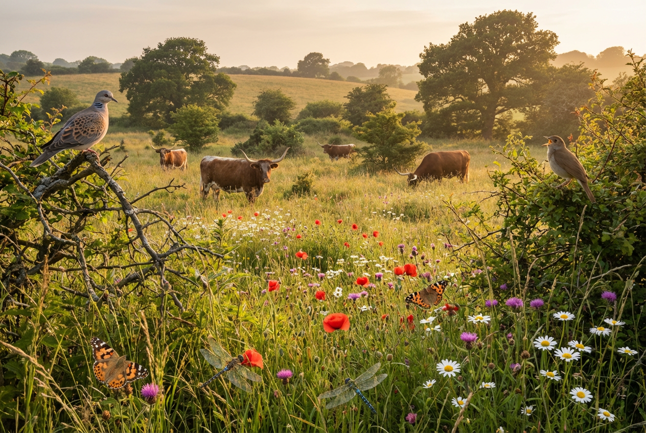 English Farm Transforms Into Wildlife Haven