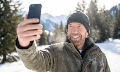 Chuck Norris Inspires Fans With Playful Selfie