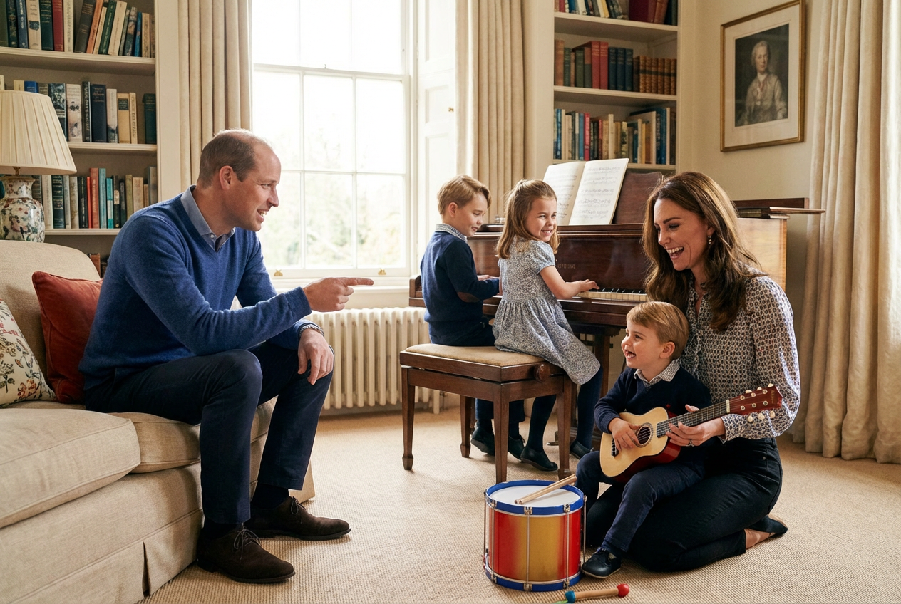 Royal Family Embraces Music and Play Together