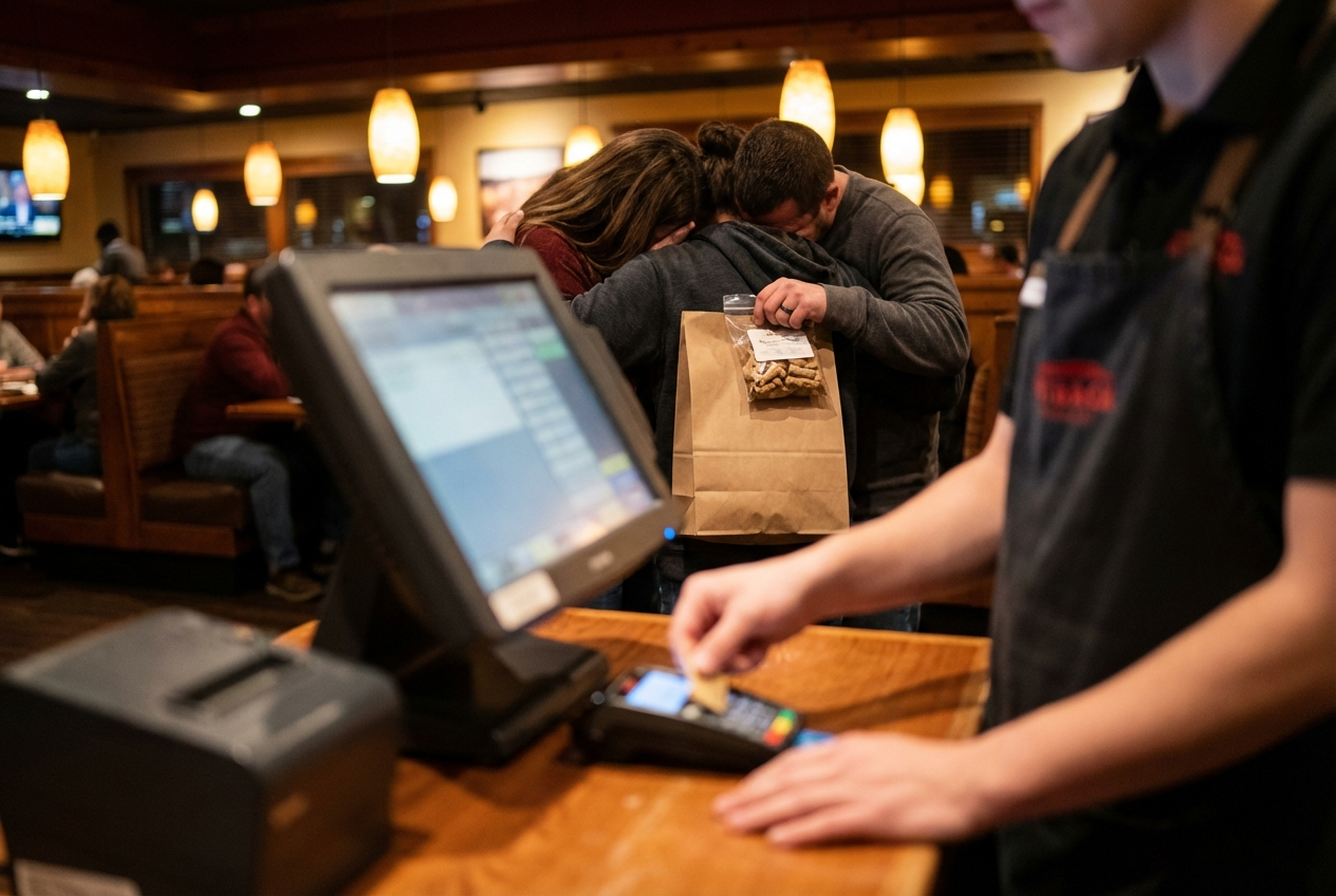 Outback Steakhouse Worker Makes Heartfelt Gesture