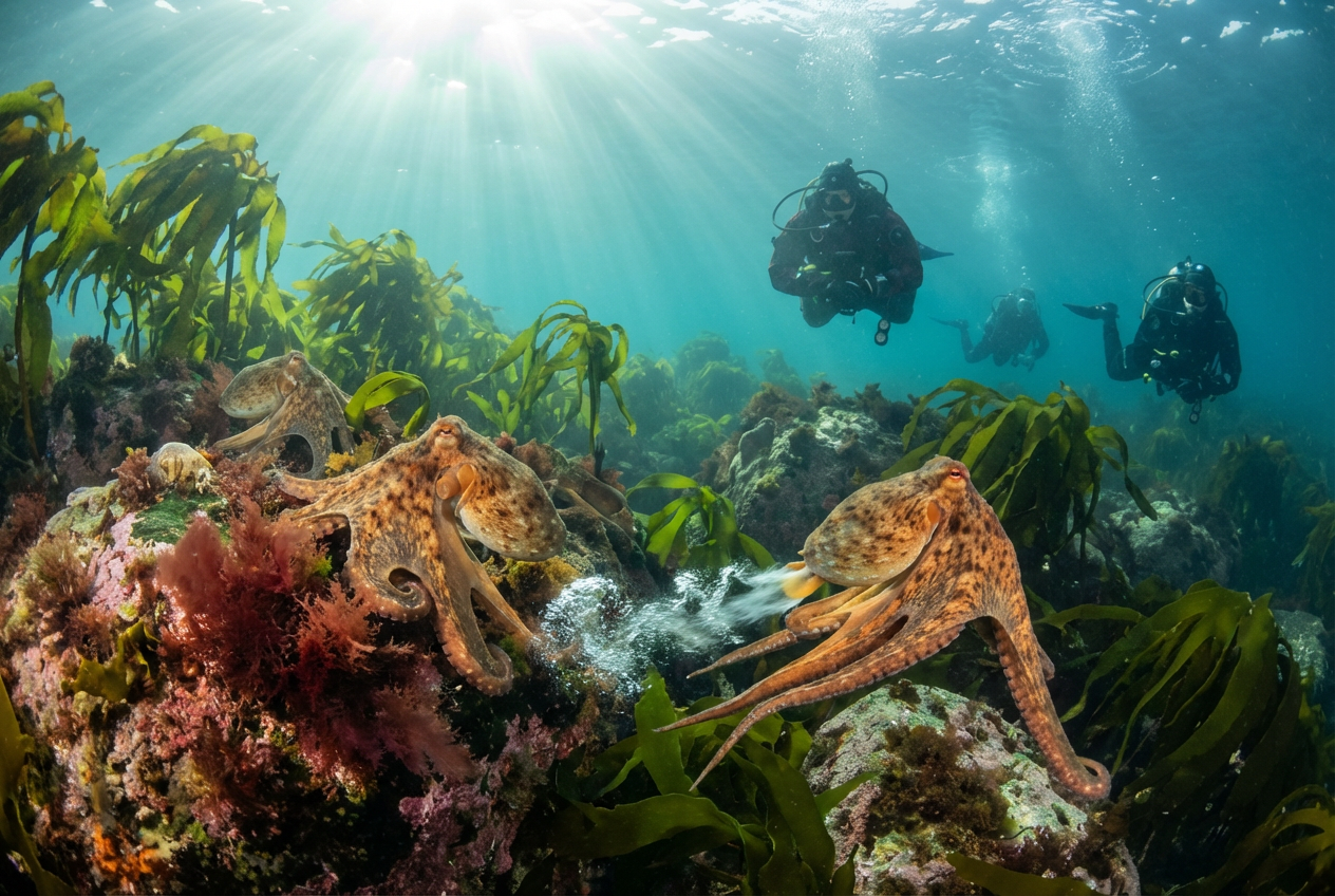 Octopus Flourish Brings Joy to UK Shores