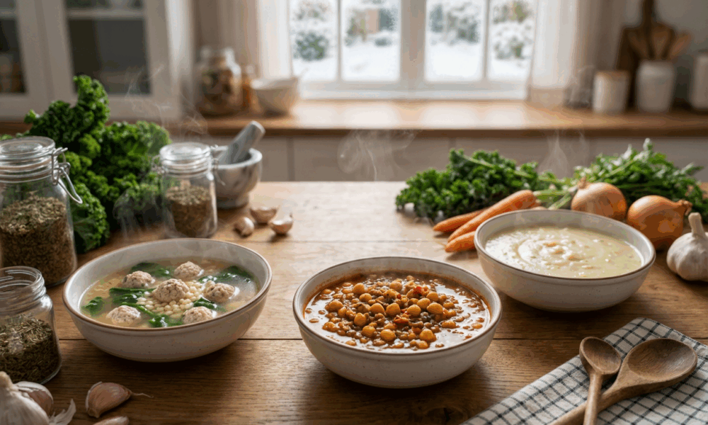 Cozy Healthy Soups for Joyful Comfort