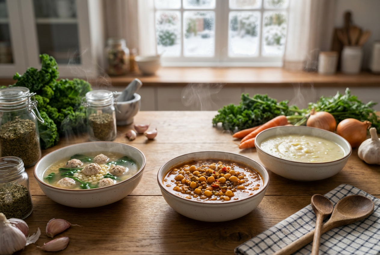 Cozy Healthy Soups for Joyful Comfort