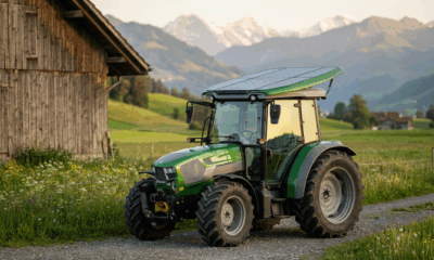 Swiss Family Pioneers Solar-Powered Electric Tractor