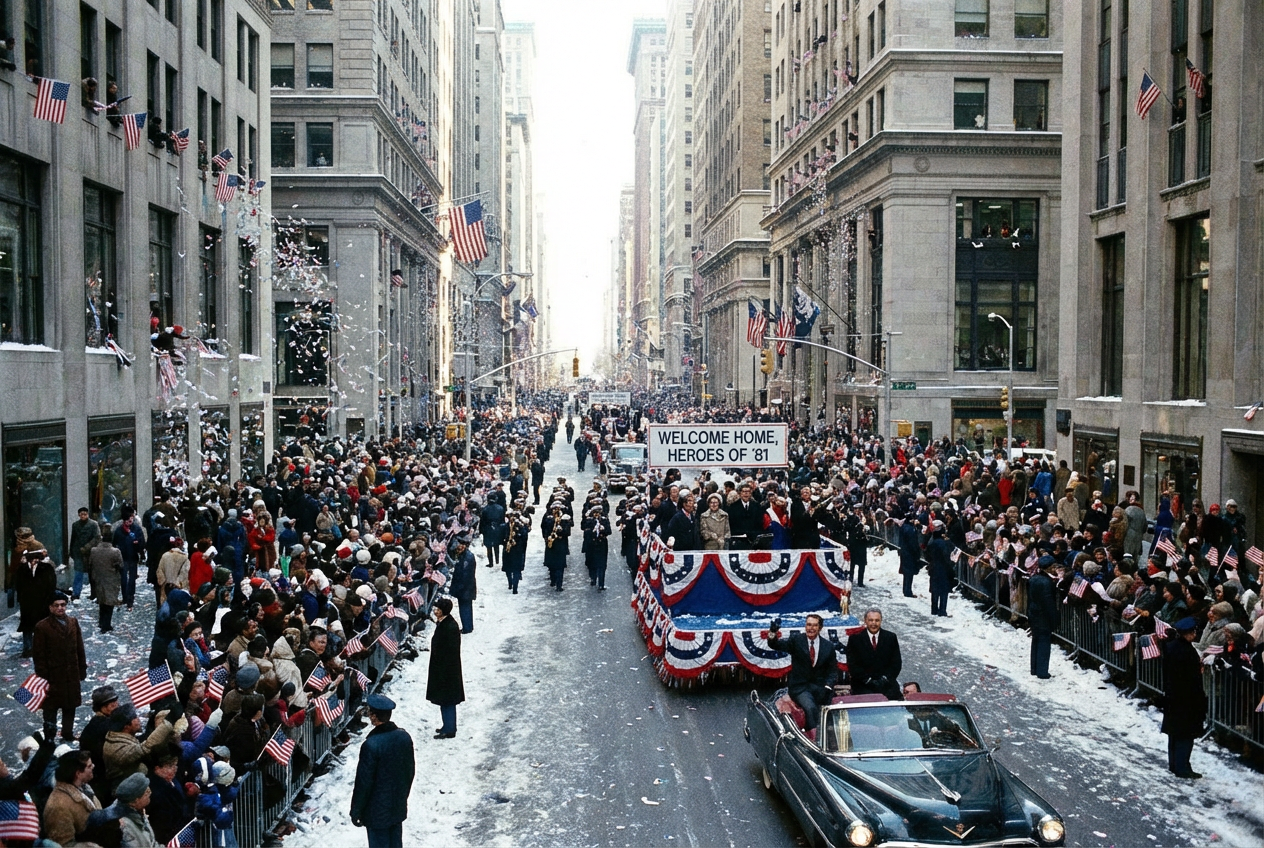 American Hostages Welcomed Home After 444 Days