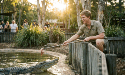 Robert Irwin Returns Home After DWTS Victory
