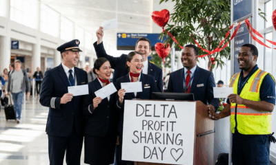 Delta Rewards Employees With Record Profit Sharing