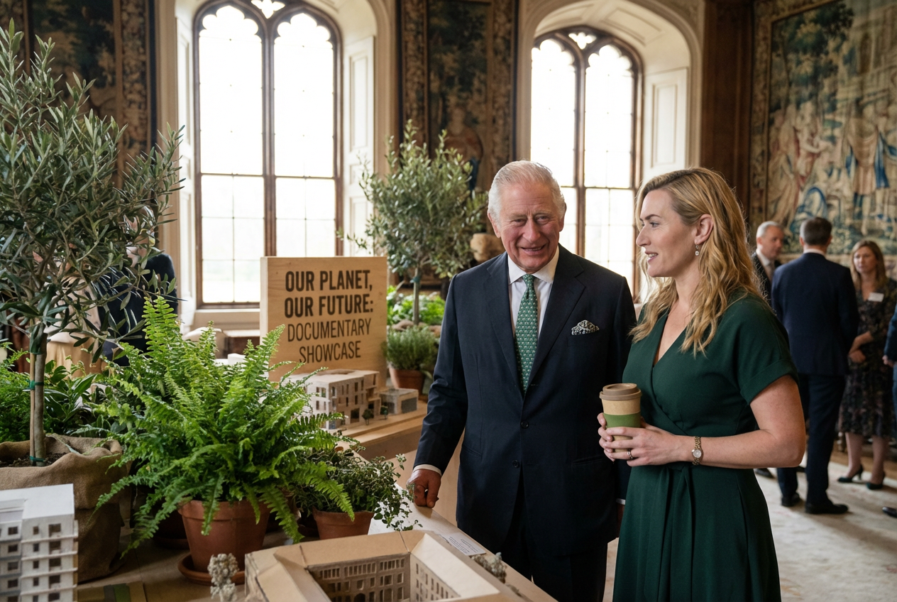 Kate Winslet Applauds King Charles in New Film