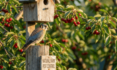 Tiny Kestrels Help Keep Cherry Orchards Thriving