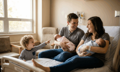 Big Sister Joyfully Names Her Twin Sisters