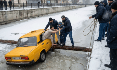 Heroic Trio Rescue Child From Canal Taxi
