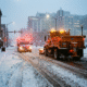 Snowplow Driver Guides Ambulance Through Storm