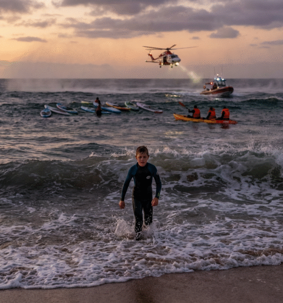 Teen Swims Miles to Save Family at Sea