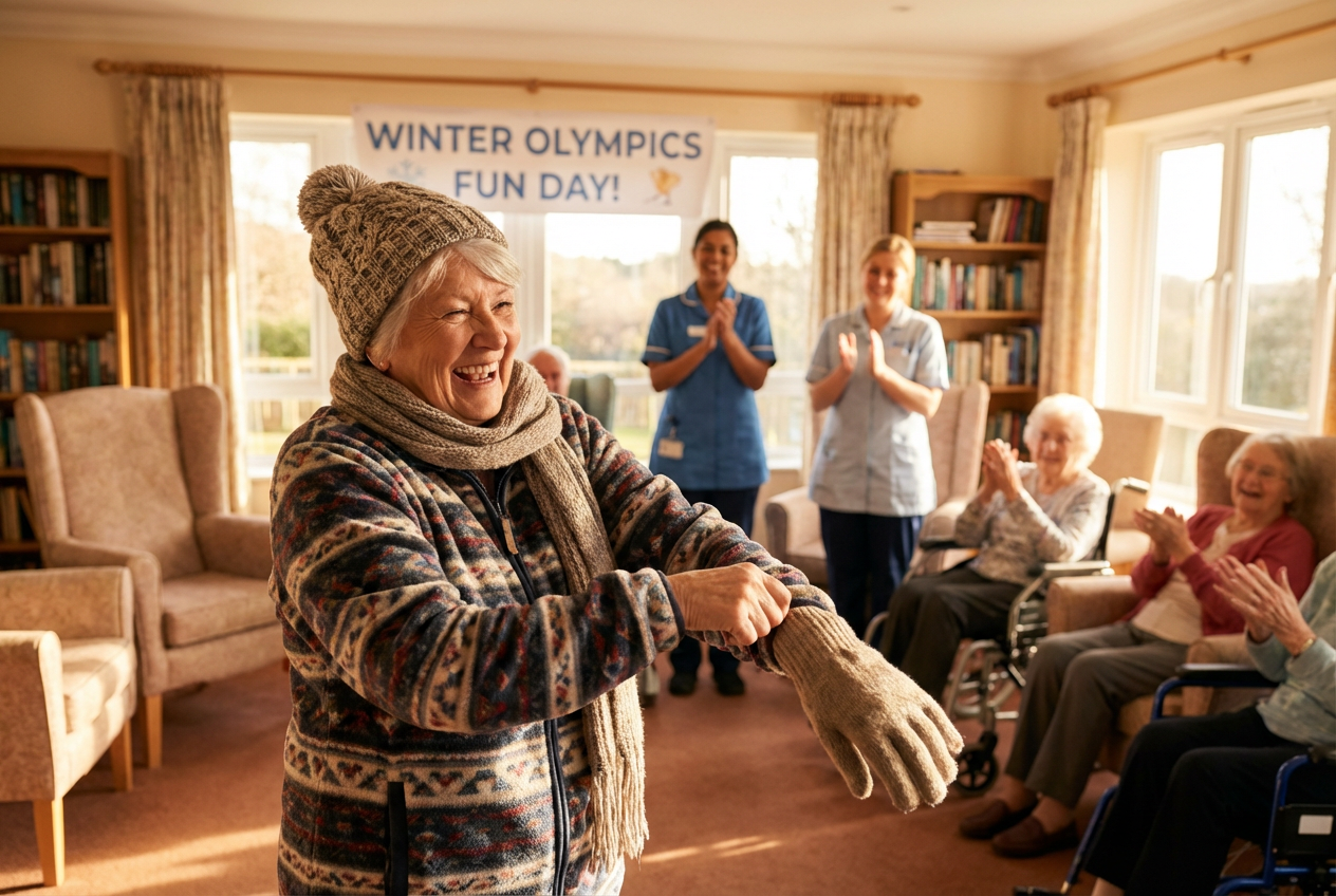 Doris Shines in Charming Senior Olympics