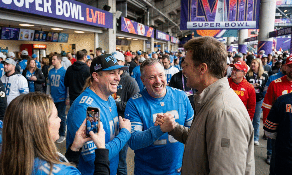 Super Bowl Kindness Delivers Lions Fans Joy