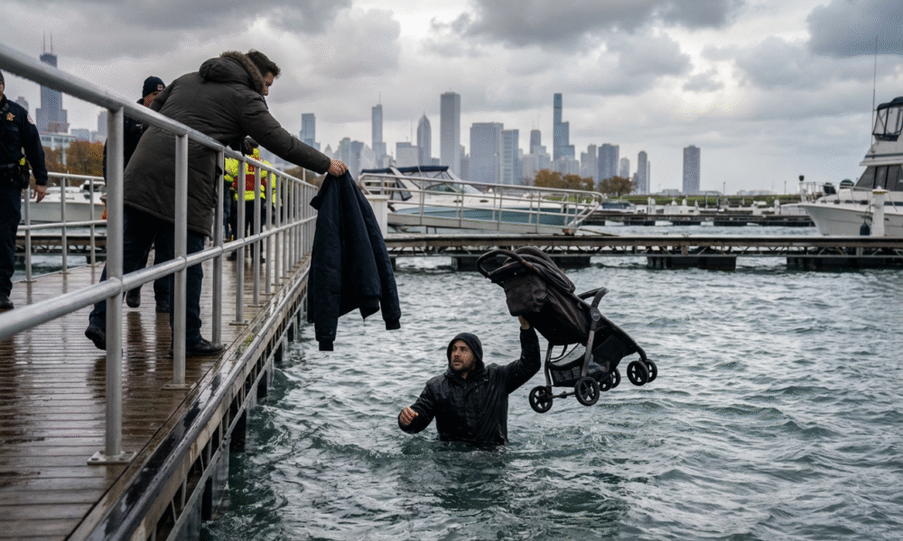 Heroes Rescue Baby from Lake Michigan