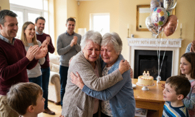 Sisters Reunite in Tears at 90th Birthday
