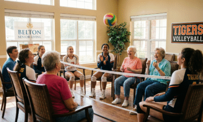 Teens and Seniors Form Bonds Through Volleyball Fun