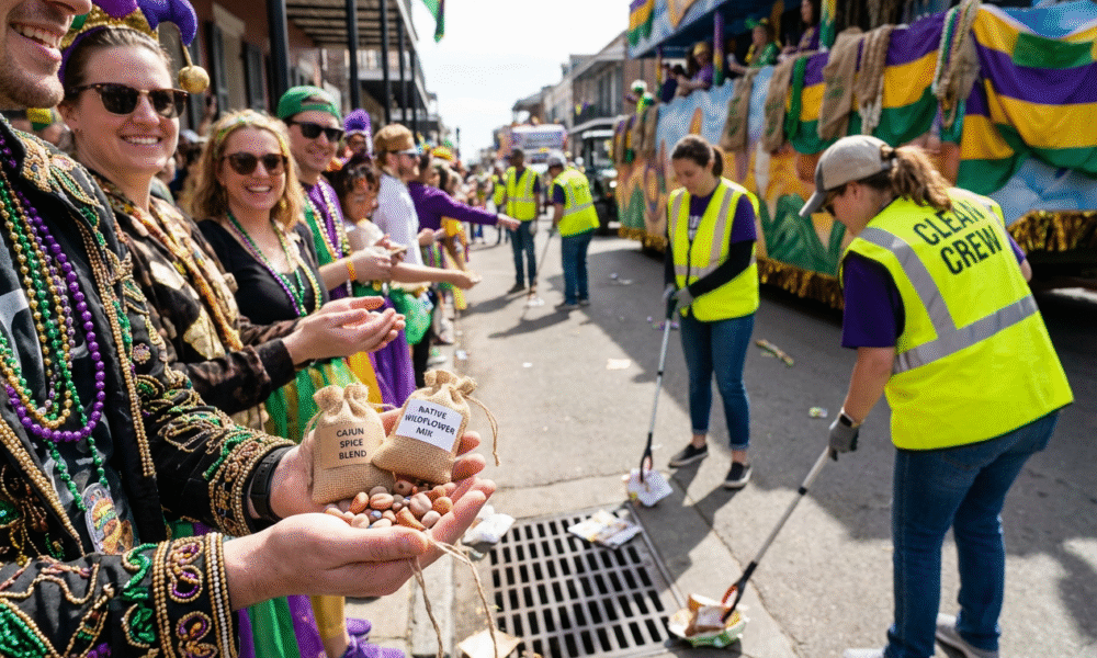 Mardi Gras Goes Green With Eco-Friendly Throws
