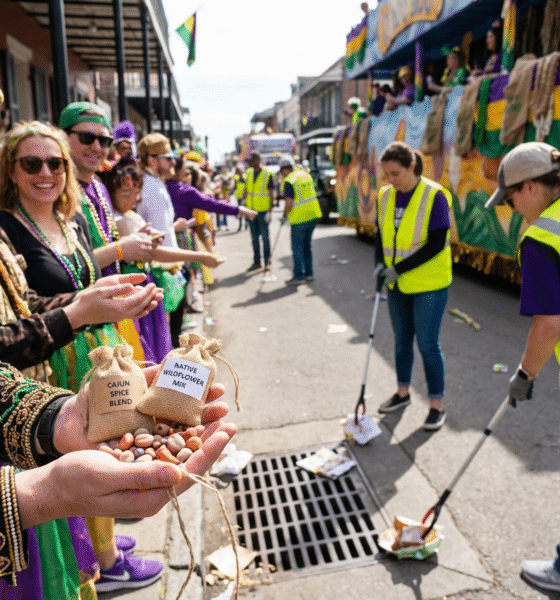 Mardi Gras Goes Green With Eco-Friendly Throws