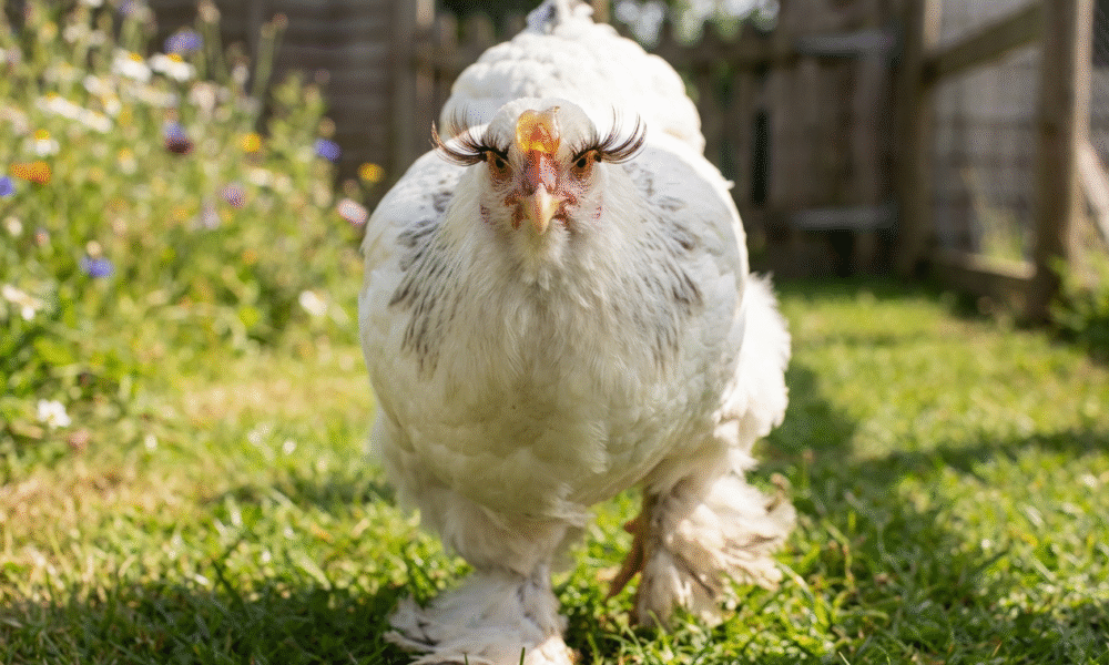 Teen Gives Hen Fabulous False Lashes