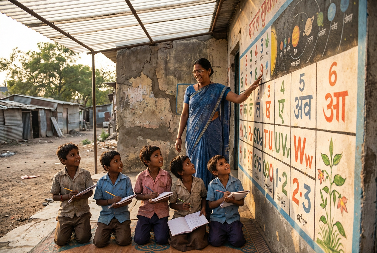 Indian Teacher Wins Global Teacher Prize