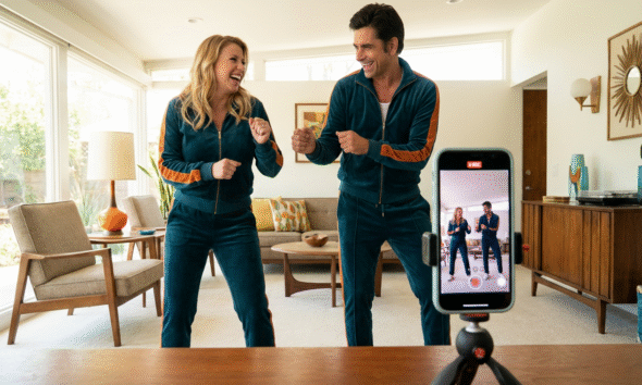 Full House Stars Reunite for Joyful Dance