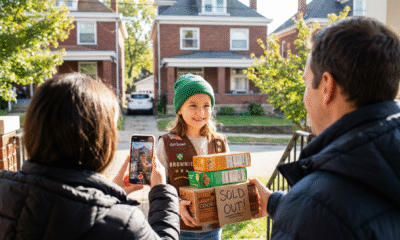 Young Girl Scout Sets Cookie Sales Record