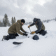 Skiing Friends Heroically Save Man from Deep Snow