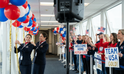 Delta Crew Welcomes Home Olympic Gold Medalist Alysa Liu