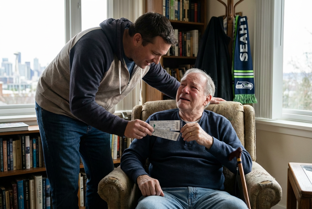 Son Treats Dad to Unforgettable Football Surprise