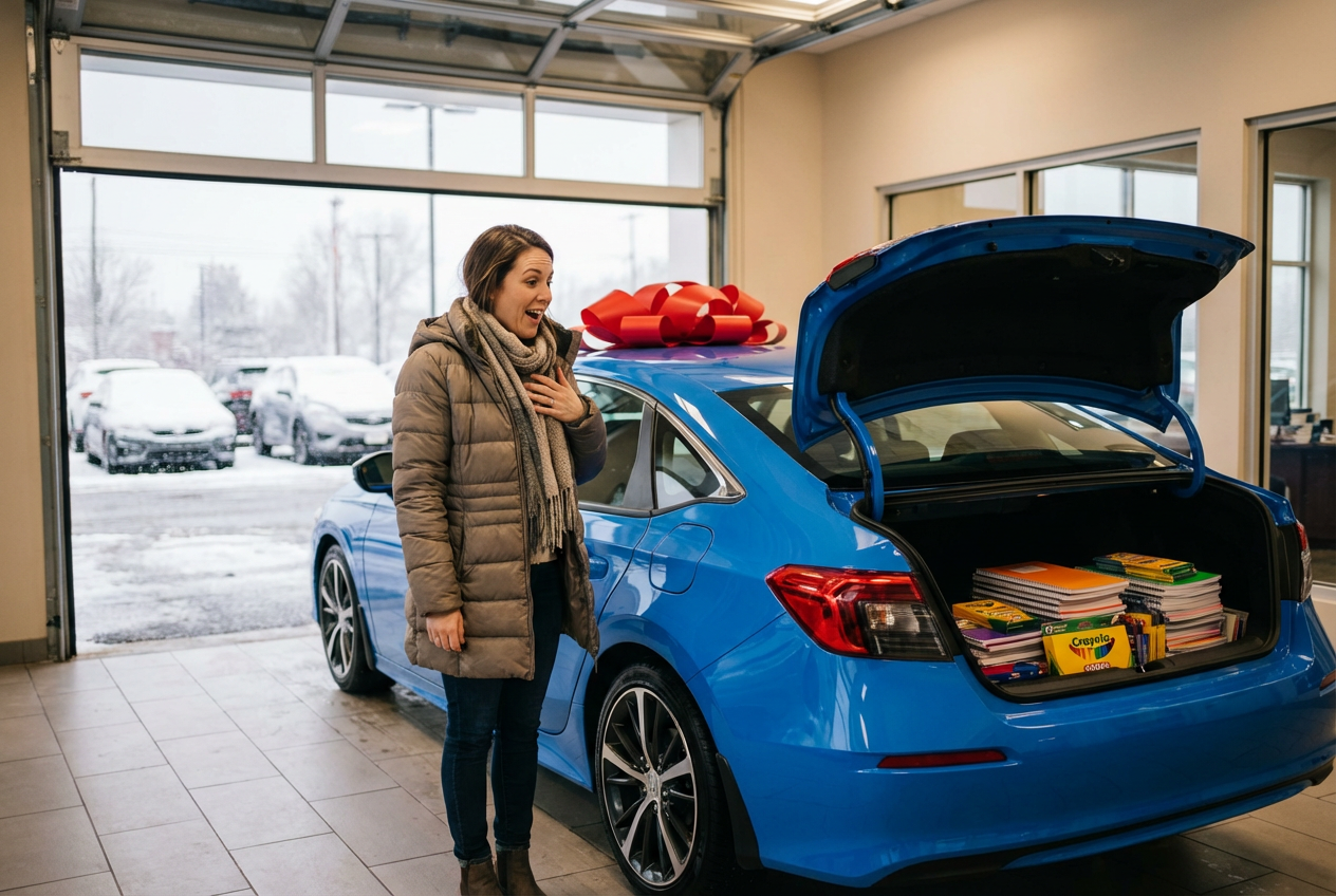 Frozen Car Leads Teacher to Heartwarming Surprise