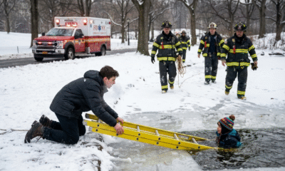 NYC Teen Acts Quickly to Save Child on Ice