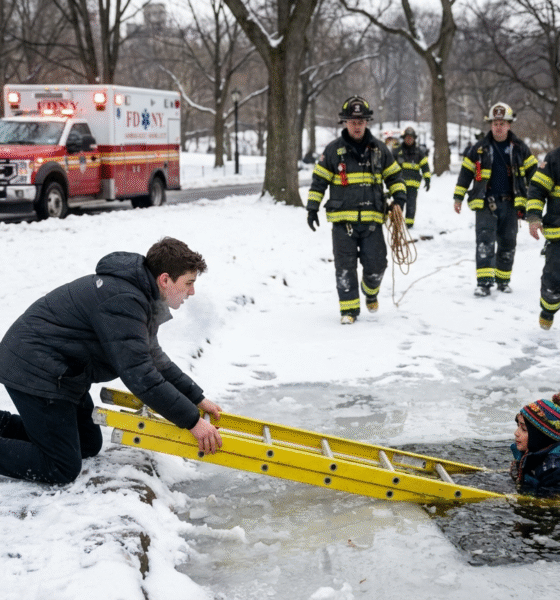NYC Teen Acts Quickly to Save Child on Ice
